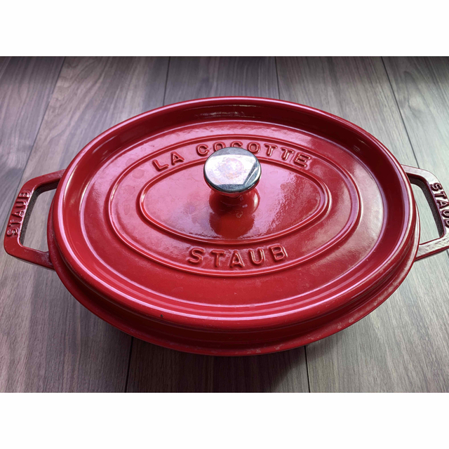 STAUB - ストウブ ピコ・ココット オーバル 27cm チェリーの通販 by