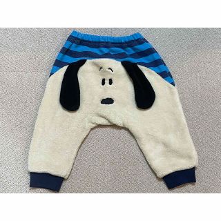 スヌーピー(SNOOPY)の【PEANUTS】スヌーピー もこもこ 肉球 可愛い パンツ 80(ロンパース)