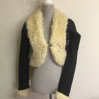 [美品]HYSTERIC GLAMOUR ファーコート ベージュ フリーサイズ