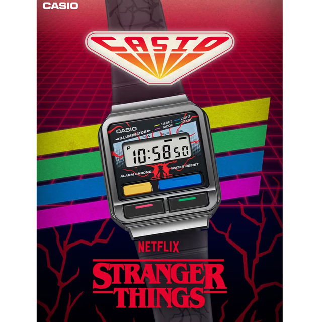 CASIO(カシオ)のカシオ ストレンジャーシングス A120WEST-1AJR メンズの時計(腕時計(デジタル))の商品写真