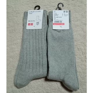 ユニクロ(UNIQLO)のメンズ 靴下 25-27cm 2組セット(ソックス)