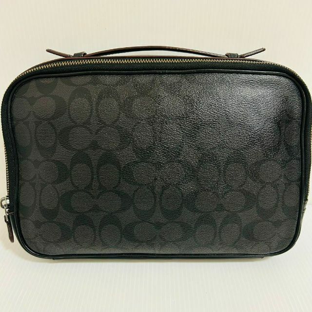 COACH - 【美品】コーチ シグネチャー セカンドバッグ クラッチバッグ