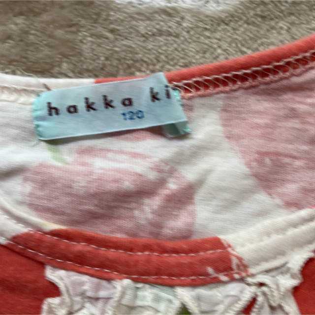 hakka kids(ハッカキッズ)のhakka kids さくらんぼカットソー　120 キッズ/ベビー/マタニティのキッズ服女の子用(90cm~)(Tシャツ/カットソー)の商品写真