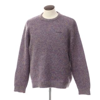 シュプリーム(Supreme)の【中古】シュプリーム Supreme 2022年秋冬 Mohair Sweater ナイロンモヘヤウール クルーネック ニット パープル系【サイズXL】【メンズ】(ニット/セーター)