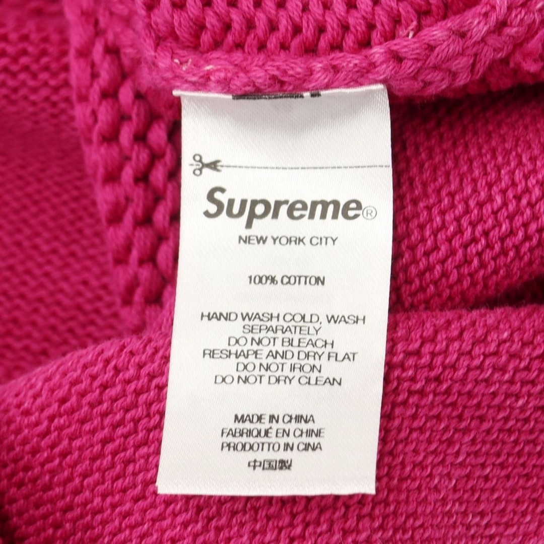 22SS Supreme Small Box Crewneck ピンク Lサイズ