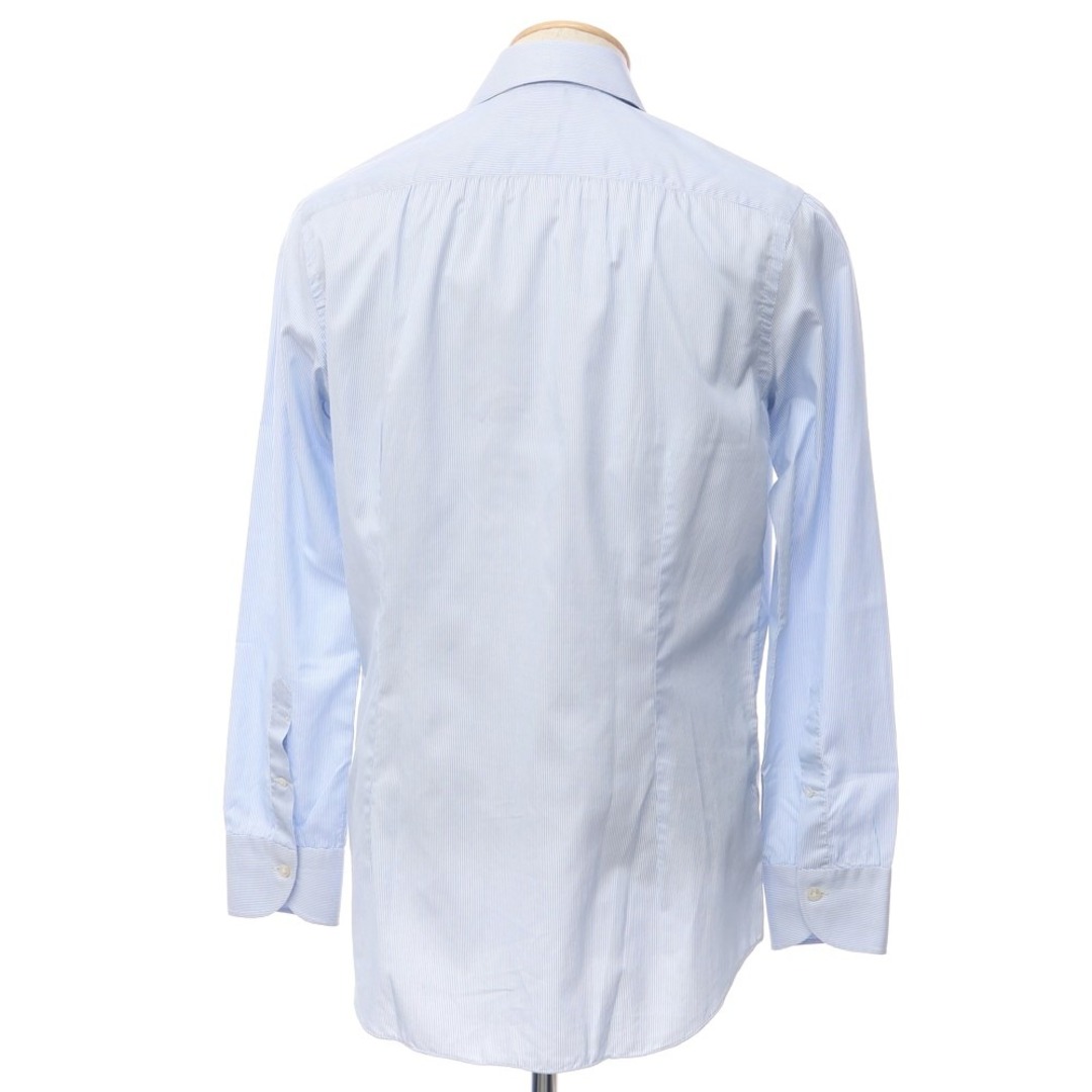 ハンドレッドハンズ 100HANDS ハンドメイド ストライプ ドレスシャツ ライトブルーxホワイト【サイズ表記なし（38位）】【メンズ】