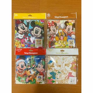 ディズニー(Disney)の【4枚セット】ディズニー ウォッシュタオル(キャラクターグッズ)