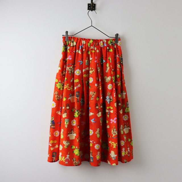 yukiemon コラージュ柄　スカート
