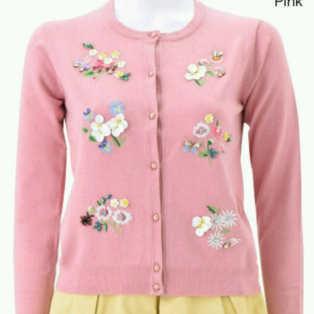 チェスティ Flower Embroidery Cardigan - www.glycoala.com