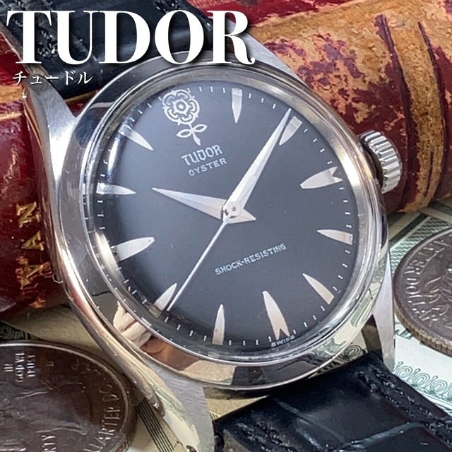 TUDOR チュードル デカ 薔薇 メンズ 【稼働品】 腕時計 アンティーク