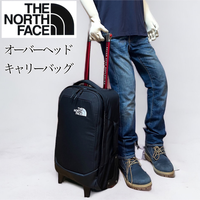 希少レア】THE NORTH FACE OVERHEAD キャリーバッグ 黒 14190円 メンズ