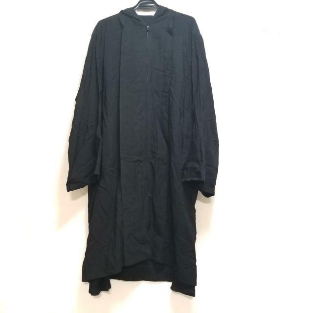 Yohji Yamamoto(ヨウジヤマモト)のヨウジヤマモト コート サイズ1 S - 黒 レディースのジャケット/アウター(その他)の商品写真