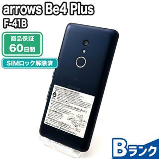 アローズ(arrows)のF-41B arrows Be4 Plus 64GB ブラック docomo 中古 Bランク 本体【ReYuuストア（リユーストア）】(スマートフォン本体)