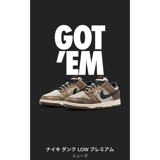 Nike Dunk Low PRM CO.JP “Head 2 Head”