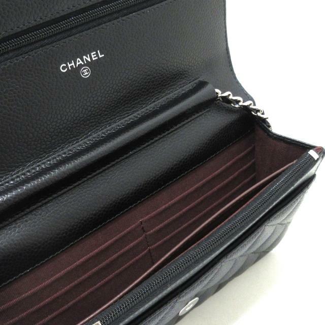 CHANEL(シャネル)のシャネル 財布新品同様  マトラッセ 黒 レディースのファッション小物(財布)の商品写真