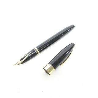 シェーファー(SHEAFFER)のシェーファー 万年筆 - 黒×ゴールド(ペン/マーカー)