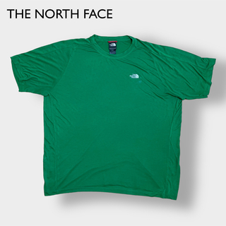 ザノースフェイス(THE NORTH FACE)の【THE NORTH FACE】2XL Tシャツ ワンポイント ラグラン 古着(Tシャツ/カットソー(半袖/袖なし))