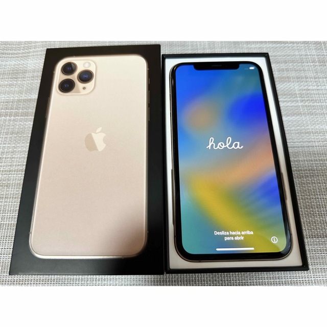 新規入荷 simフリー iPhone11 Pro 64GB ゴールド 美品 スマホ/家電