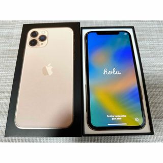 アップル(Apple)のsimフリー iPhone11 Pro 64GB ゴールド 美品(スマートフォン本体)