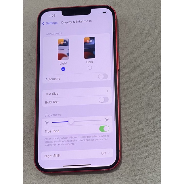 Apple(アップル)のiPhone 14(PRODUCT) RED 256 GB SIMフリー スマホ/家電/カメラのスマートフォン/携帯電話(スマートフォン本体)の商品写真