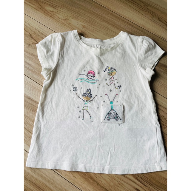 GAP(ギャップ)のGap Tシャツ　3枚セット　100cm キッズ/ベビー/マタニティのキッズ服女の子用(90cm~)(Tシャツ/カットソー)の商品写真