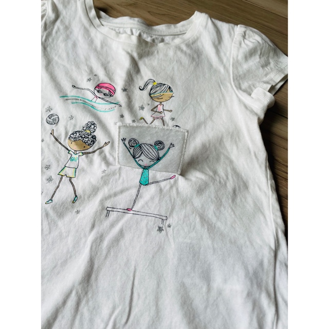 GAP(ギャップ)のGap Tシャツ　3枚セット　100cm キッズ/ベビー/マタニティのキッズ服女の子用(90cm~)(Tシャツ/カットソー)の商品写真