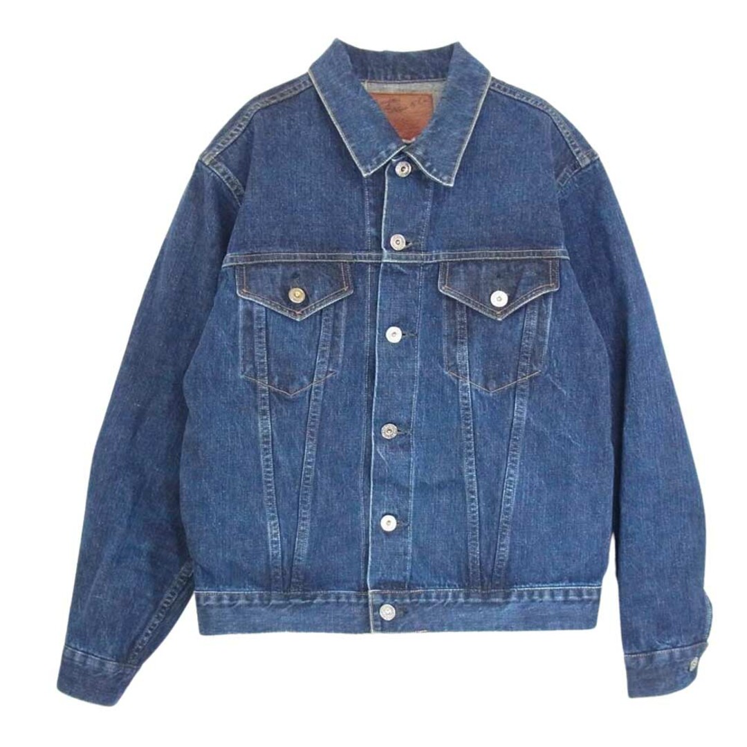 バーガスプラス BURGUS PLUS 71955 3rd Type Denim Jacket デニム ジャケット インディゴブルー系 40