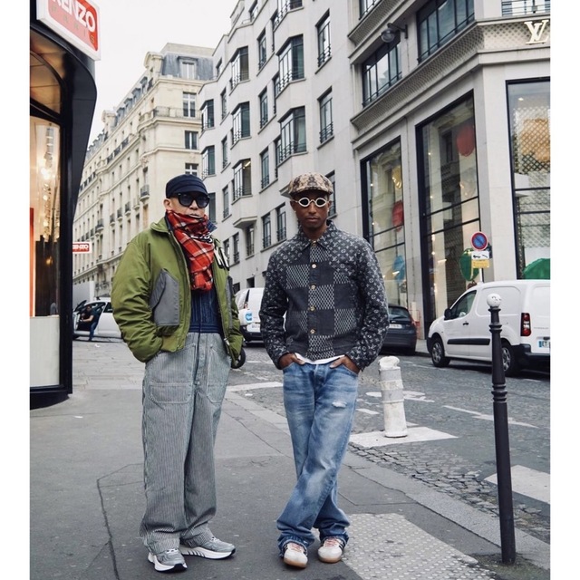 LOUIS VUITTON - 貴重54サイズ louis vuitton nigo コラボ デニム LOUIS VUITTON - 貴重54サイズ louis vuitton nigo コラボ デニム