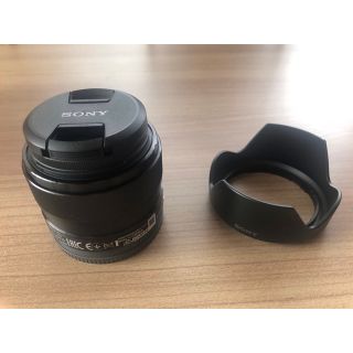 ソニー(SONY)の美品 SONY E35F1.8OSS レンズフィルター付き(レンズ(単焦点))