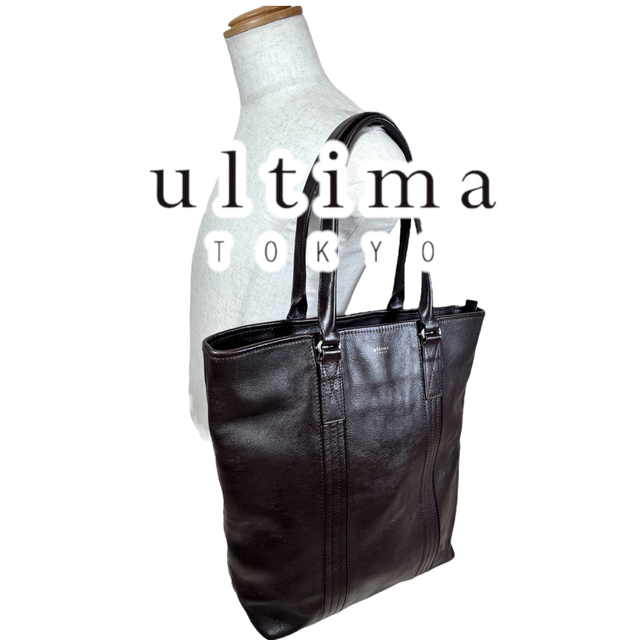 ultima TOKYO - ウルティマトウキョウ レザートートバッグ ブラウン 茶色の通販 by スバタオ's shop｜ウルティマ