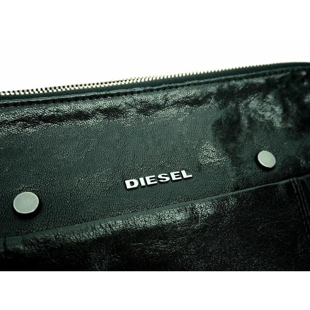 DIESEL(ディーゼル)のDIESEL ディーゼル レザー クラッチ バッグ 黒 ■■ メンズ メンズのバッグ(セカンドバッグ/クラッチバッグ)の商品写真