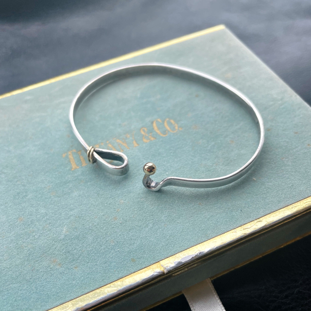 お得な情報満載 廃盤 vintage tiffany フックアイ コンビ ブレスレット