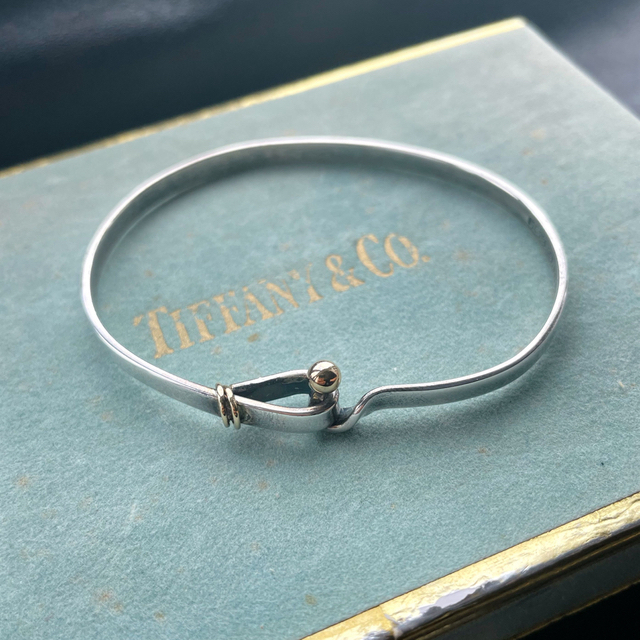お得な情報満載 廃盤 vintage tiffany フックアイ コンビ ブレスレット