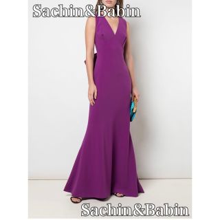 ステラマッカートニー(Stella McCartney)のSachin&Babin☆新品未使用プランジロングドレス(ロングドレス)