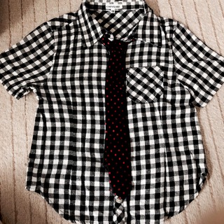チェック半袖シャツ(Tシャツ/カットソー)