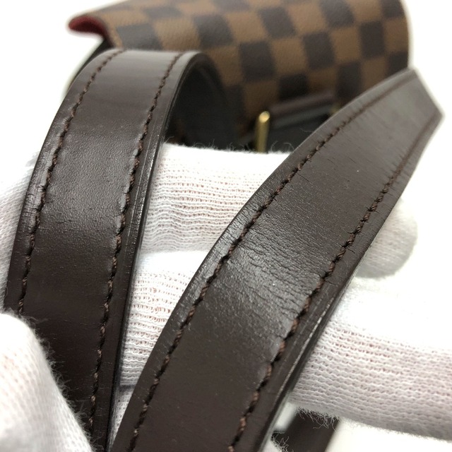 LOUIS VUITTON(ルイヴィトン)のルイヴィトン LOUIS VUITTON モンスリMM SPオーダー ダミエ バックパック カバン リュックサック ダミエキャンバス ブラウン レディースのバッグ(リュック/バックパック)の商品写真