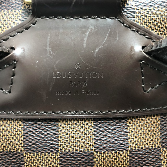 LOUIS VUITTON(ルイヴィトン)のルイヴィトン LOUIS VUITTON モンスリMM SPオーダー ダミエ バックパック カバン リュックサック ダミエキャンバス ブラウン レディースのバッグ(リュック/バックパック)の商品写真