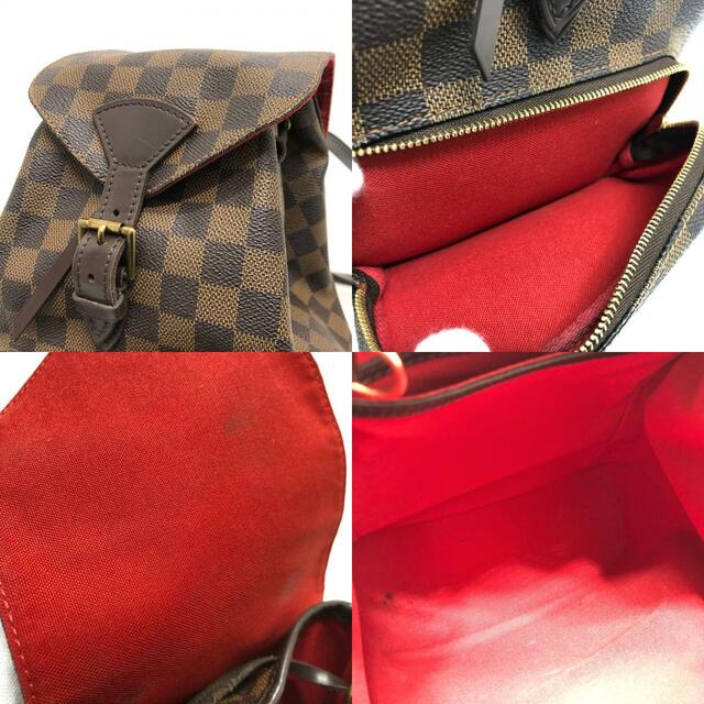 LOUIS VUITTON(ルイヴィトン)のルイヴィトン LOUIS VUITTON モンスリMM SPオーダー ダミエ バックパック カバン リュックサック ダミエキャンバス ブラウン レディースのバッグ(リュック/バックパック)の商品写真