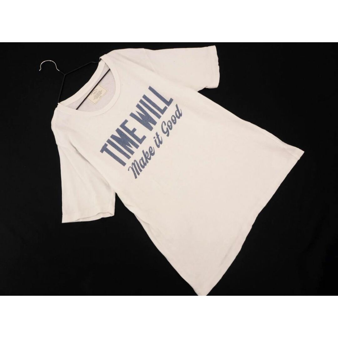 Ungrid(アングリッド)のUngrid アングリッド プリント Tシャツ sizeF/白 ■◆ レディース レディースのトップス(Tシャツ(半袖/袖なし))の商品写真