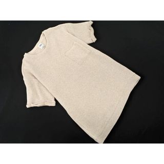 ザラ(ZARA)のZARA ザラ ポケット カットソー sizeS/ベージュ ■◆ メンズ(Tシャツ/カットソー(半袖/袖なし))