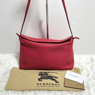 バーバリー(BURBERRY)の【希少】 バーバリー ショルダーバッグ 斜め掛け ノバチェック レザー 高級(ショルダーバッグ)