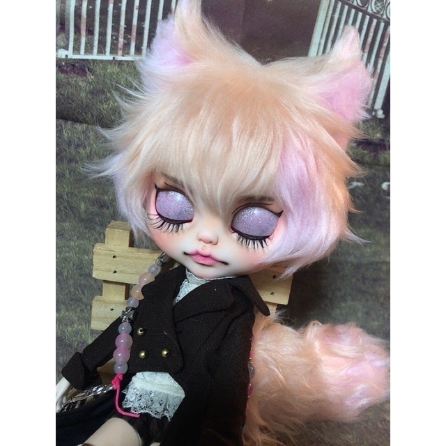 カスタムアイシードール・アイシードール男の子・ボアウィッグ