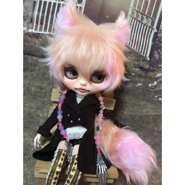 カスタムアイシードール・アイシードール男の子・ボアウィッグ