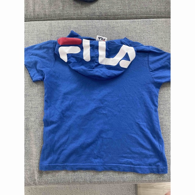 FILA(フィラ)のFILA フード付きTシャツ キッズ/ベビー/マタニティのキッズ服男の子用(90cm~)(Tシャツ/カットソー)の商品写真