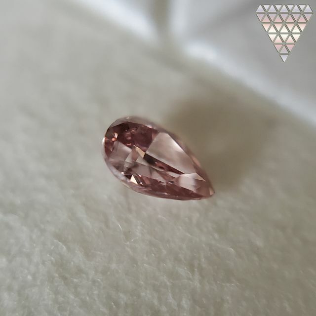 0.052 ct FANCY DEEP PINK SI1 天然 ピンク ダイヤモ レディースのアクセサリー(リング(指輪))の商品写真