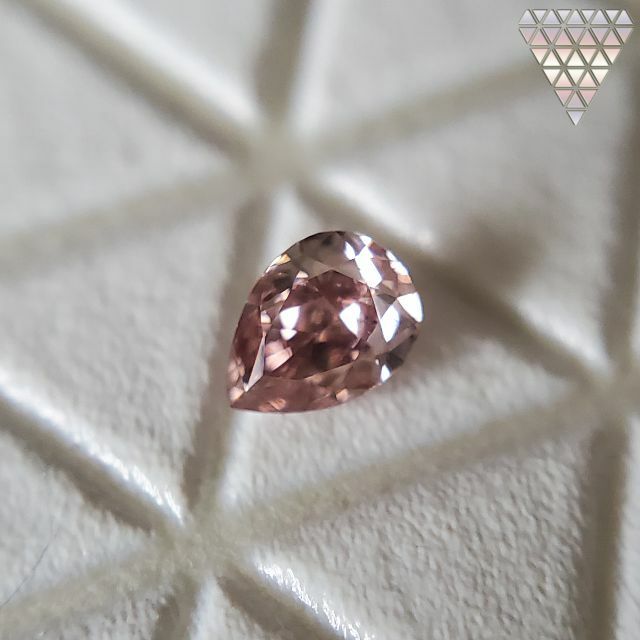 0.052 ct FANCY DEEP PINK SI1 天然 ピンク ダイヤモ レディースのアクセサリー(リング(指輪))の商品写真