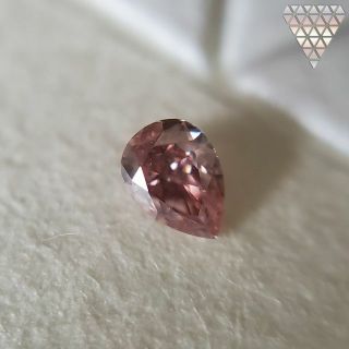 0.052 ct FANCY DEEP PINK SI1 天然 ピンク ダイヤモ(リング(指輪))