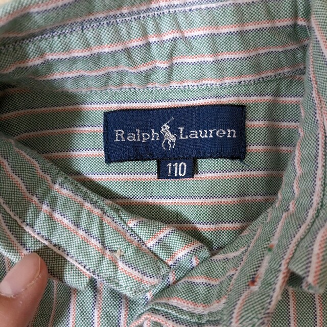 Ralph Lauren(ラルフローレン)のRALPH LAURENシャツ110 キッズ/ベビー/マタニティのキッズ服男の子用(90cm~)(Tシャツ/カットソー)の商品写真