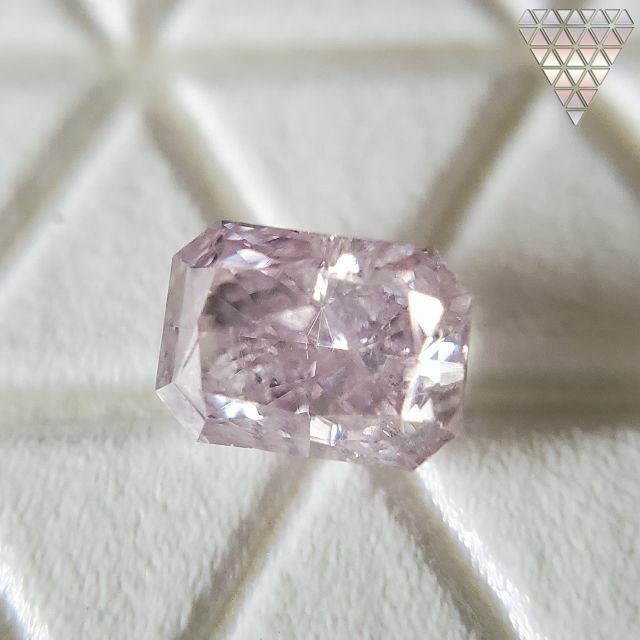 0.204 ct FANCY LIGHT PURPLE PINK ダイヤモンド レディースのアクセサリー(リング(指輪))の商品写真