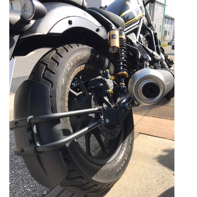 レブル250 向け マッドガード汎用パーツ